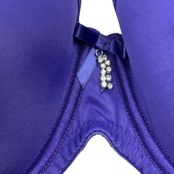 ⭐ NWT Fit Fully Yours Smooth Crystal Bra • Violet • 36F ⭐ - Picture 2 of 7